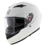 AGV K3 helm mono solid glans wit