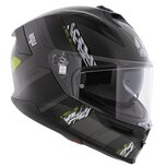 AGV K7 motorhelm Kyber mat zwart grijs fluo geel