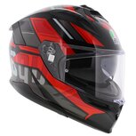 AGV K7 motorhelm Taurax glans zwart rood
