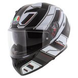 AGV K3 motorhelm Rivia mat zwart wit