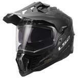 LS2 MX701 Explorer Forged Carbon Adventure helm glans carbon zwart