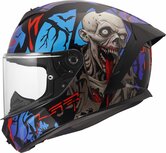 LS2 FF820 Rapid III helm Zombie II glans zwart rood blauw