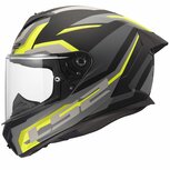 LS2 FF820 Rapid III helm Hyper mat zwart geel