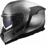 LS2 FF818 Storm III helm Jeans glans titanium