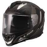 LS2 FF818 Storm III helm Sporty mat zwart grijs