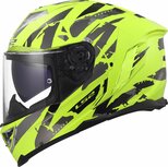 LS2 FF818 Storm III helm Kaos glans fluor geel