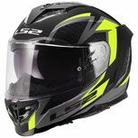 LS2 FF818 Storm III helm Dynamo mat zwart geel
