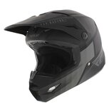 Fly Racing Kinetic kinder crosshelm Drift mat zwart grijs