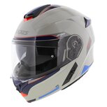 Axxis Storm S SV systeemhelm Genuine glans grijs blauw - Maat M