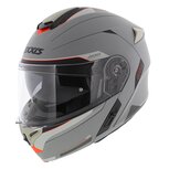 Axxis Storm S SV systeemhelm Genuine mat grijs zilver oranje - Maat XS