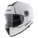 Axxis Hawk SV Integraal helm solid glans parel wit