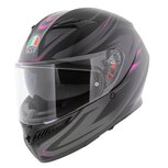 AGV K3 motorhelm Syth mat zwart roze