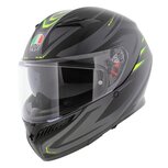 AGV K3 motorhelm Syth mat zwart fluo geel