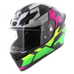 AGV K1 S Motorhelm Punkpulse glans zwart paars groen