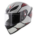 AGV K1 S Motorhelm Speedarmor mat grijs rood