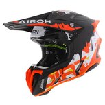 Airoh Twist 3.0 crosshelm Dirt mat zwart oranje rood