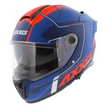 Axxis Hawk SV Evo Integraal helm Spear C5 mat blauw rood