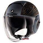 Shark Nano Jethelm Siji mat zilver bruin