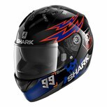 SHARK Ridill 1.2 Integraal helm Catalan Bad Boy zwart blauw oranje - Maat XS