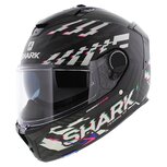 Shark Spartan GT helm E-Brake mat zwart blauw - integraal motorhelm