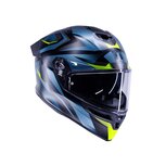 AGV K5 motorhelm Munor mat zwart fluo geel