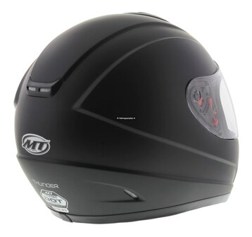 MT kinder integraal helm Thunder II mat zwart