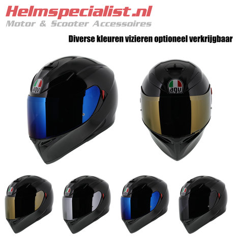 AGV K3 SV Mono glans zwart GT4 - Helmspecialist
