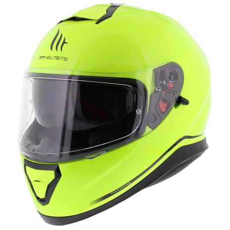 MT Thunder III SV helm fluor geel - Maat XS