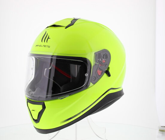 MT Thunder III SV helm fluor geel - Maat XS