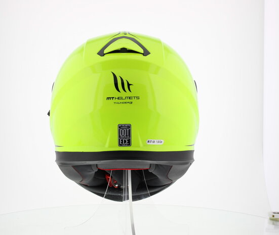 MT Thunder III SV helm fluor geel - Maat XS