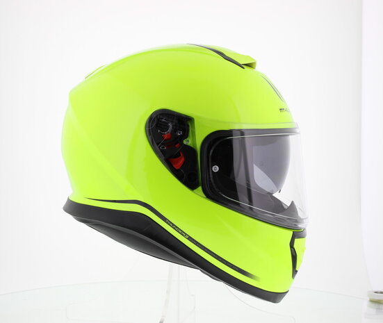 MT Thunder III SV helm fluor geel - Maat XS
