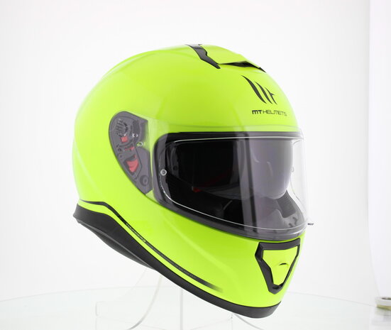 MT Thunder III SV helm fluor geel - Maat XS