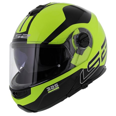 LS2 FF325 Strobe Zone fluor geel - Helmspecialist