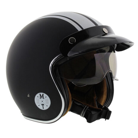 Universele Klep - Glans Zwart - MT Le Mans / Axxis Hornet / LS2 Spitfire / Vito Special