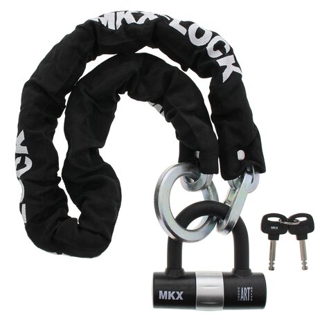 MKX-lock kettingslot Loop+U-lock ART4 120cm 
