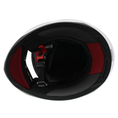 LS2 FF353 Rapid mini Single Mono glans wit - Maat kinder S = 47-48 CM