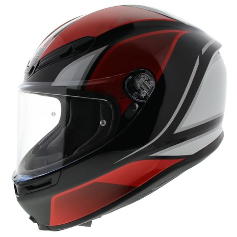 AGV K6 Hyphen Zwart Rood Wit