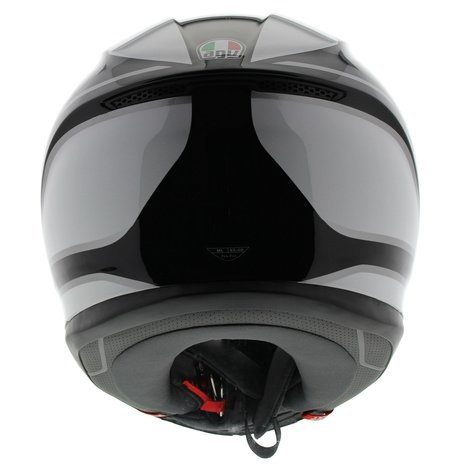 AGV K6 Hyphen Zwart Rood Wit