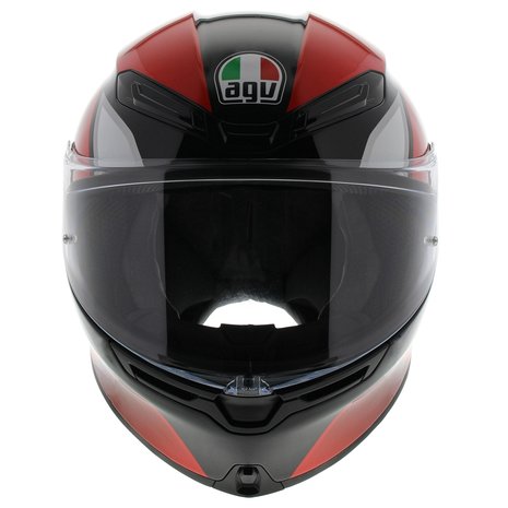AGV K6 Hyphen Zwart Rood Wit