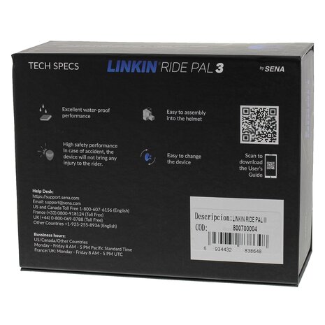 LS2 Linkin Ride Pal III 3 bluetooth communicatie systeem