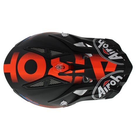 Airoh Aviator Ace crosshelm Nemesi mat oranje