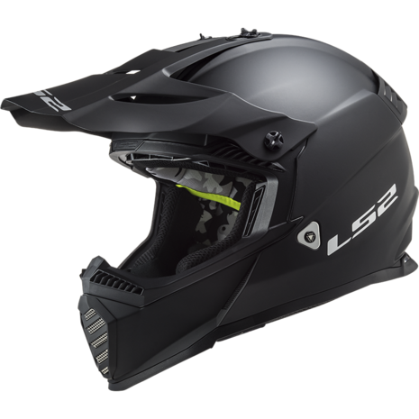 LS2 Crosshelm MX437 Fast EVO Single Mono mat zwart
