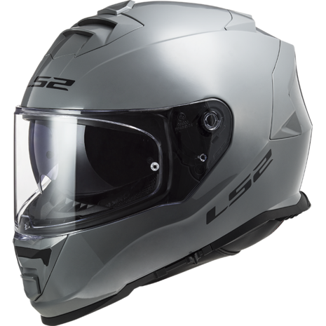 LS2 FF800 Storm motorhelm Single mono nardo grey - Maat XS
