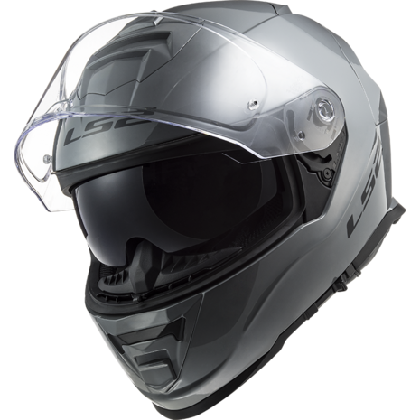 LS2 FF800 Storm motorhelm Single mono nardo grey - Maat XS