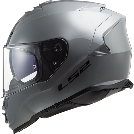 LS2 FF800 Storm motorhelm Single mono nardo grey - Maat XS