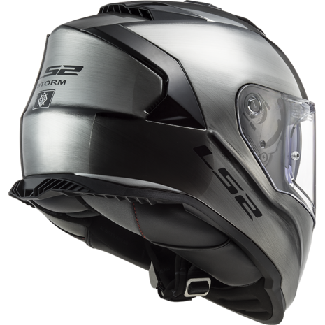 LS2 FF800 Storm motorhelm Jeans glans titanium