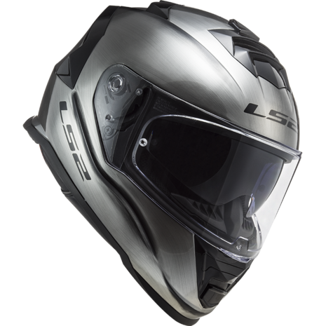 LS2 FF800 Storm motorhelm Jeans glans titanium