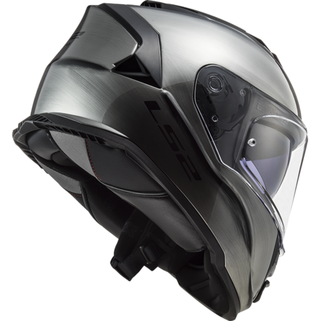 LS2 FF800 Storm motorhelm Jeans glans titanium