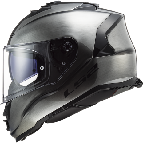 LS2 FF800 Storm motorhelm Jeans glans titanium - Maat XS