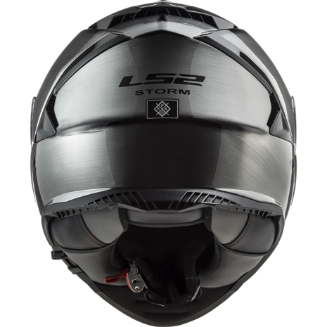 LS2 FF800 Storm motorhelm Jeans glans titanium